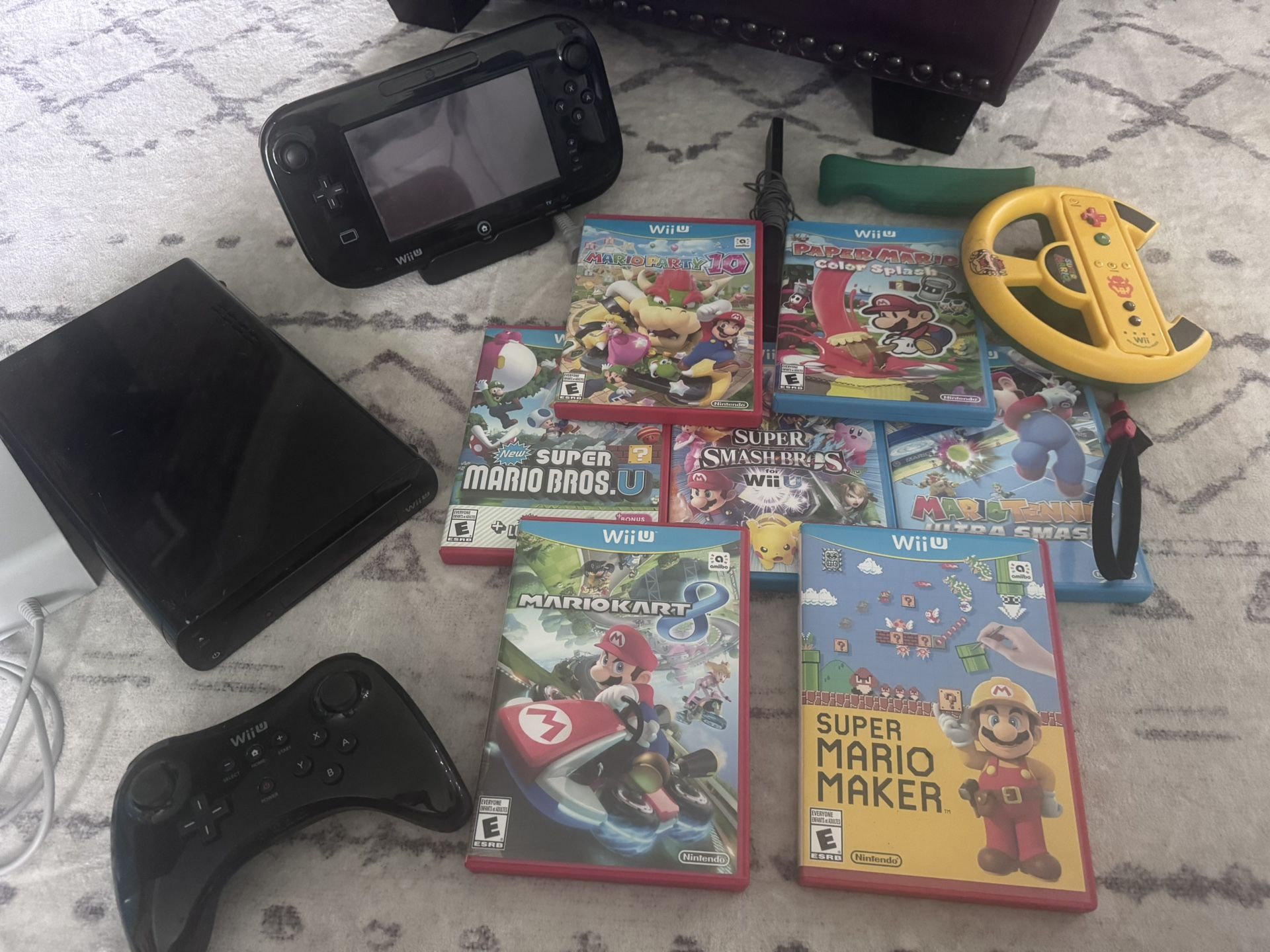 Wii U Console With Games