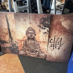 Buddha Canvas 3 Piece
