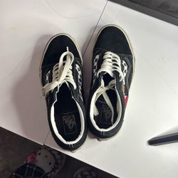 Laced And Embroidered Shoes