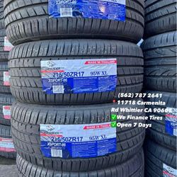 215/50ZR17 Atlander Set of Tires Installed and Balanced Set de Llantas Nuevas Instaladas y Balanceadas