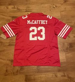 CMC red jersey men sizes fully stitched San 49ers