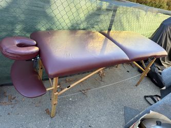 Massage table