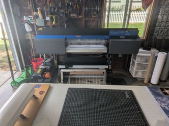 Roland SG-300 Large Format Printer with Take Up Reel