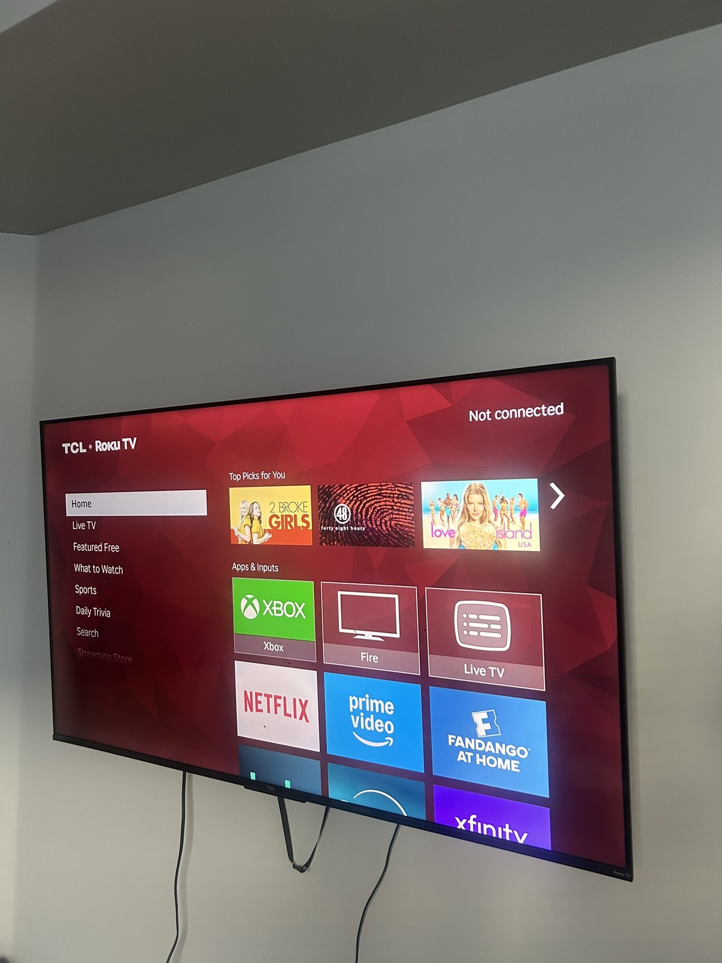 55” TCL Roku TV