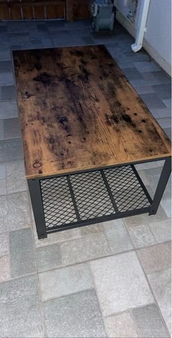 Rustic Farmhouse Modern Coffee Table