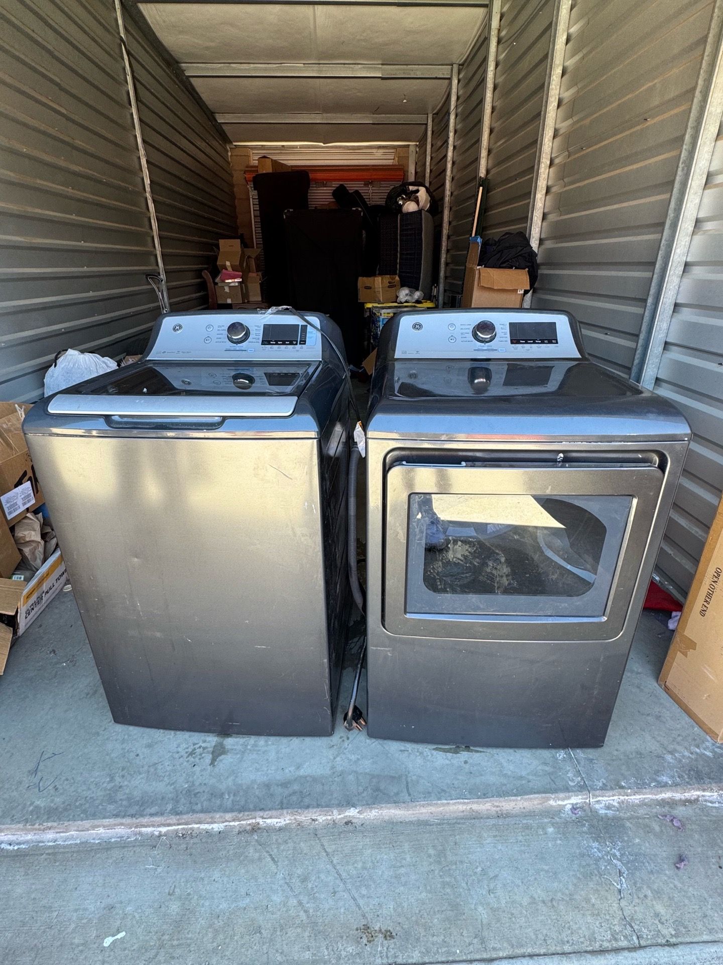 washer and dryer