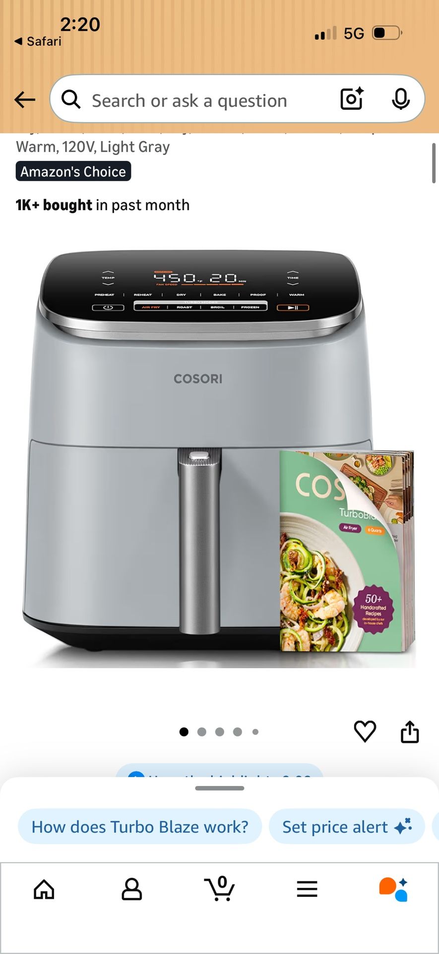 Cosori air fryer
