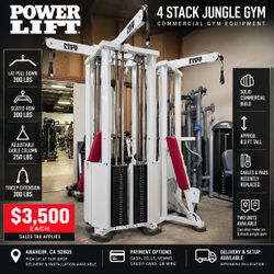Power Lift 4-Stack Jungle Gym – Commercial Gym Equipment
