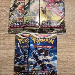 pokemon astral radiance 5 packs 