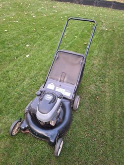 Basic push mower with bag (Read Description)