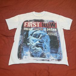 First Row Dream Within A Dream T-Shirt Blue Size Large