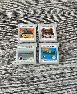 Lot of 4 Nintendo 3DS games- Low Price. $20 gets all four😀