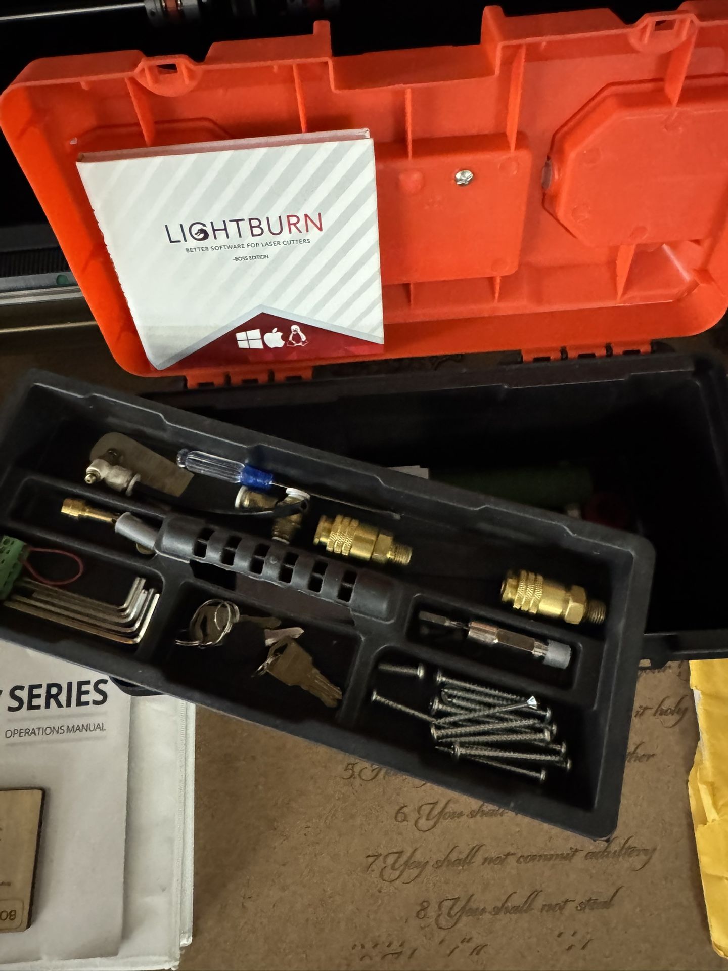 BOSS LS 2440 CO2 Laser Cutter And Engraver