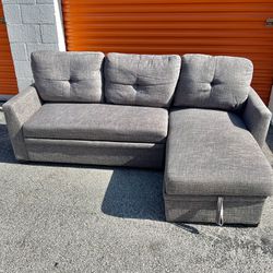 Grey Sectional Sleeper Couch