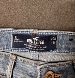Hollister Girls Jeans soft stretch waist 25 length 27