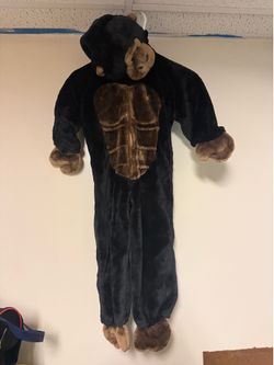 Halloween costume, gorilla monkey , kids medium (3t-5t)
