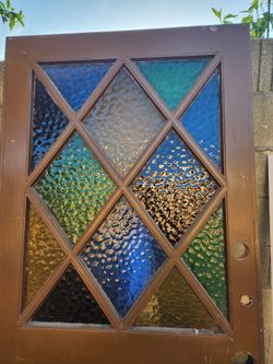 Exterior Wood & Glasss Door, Rainbow 36 X 80 heaby duty