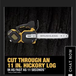 Dewalt Chainsaw Dccs674x2 2 9ah Batteries Rapid Charger Case