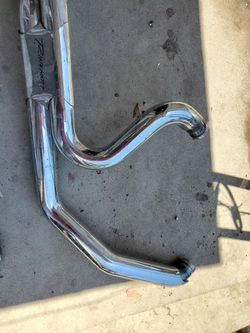 Harley Rinehart front exhaust header with seals used