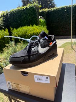 Nike Air Max 90 Off-White Black Size 8 DS / Brand New