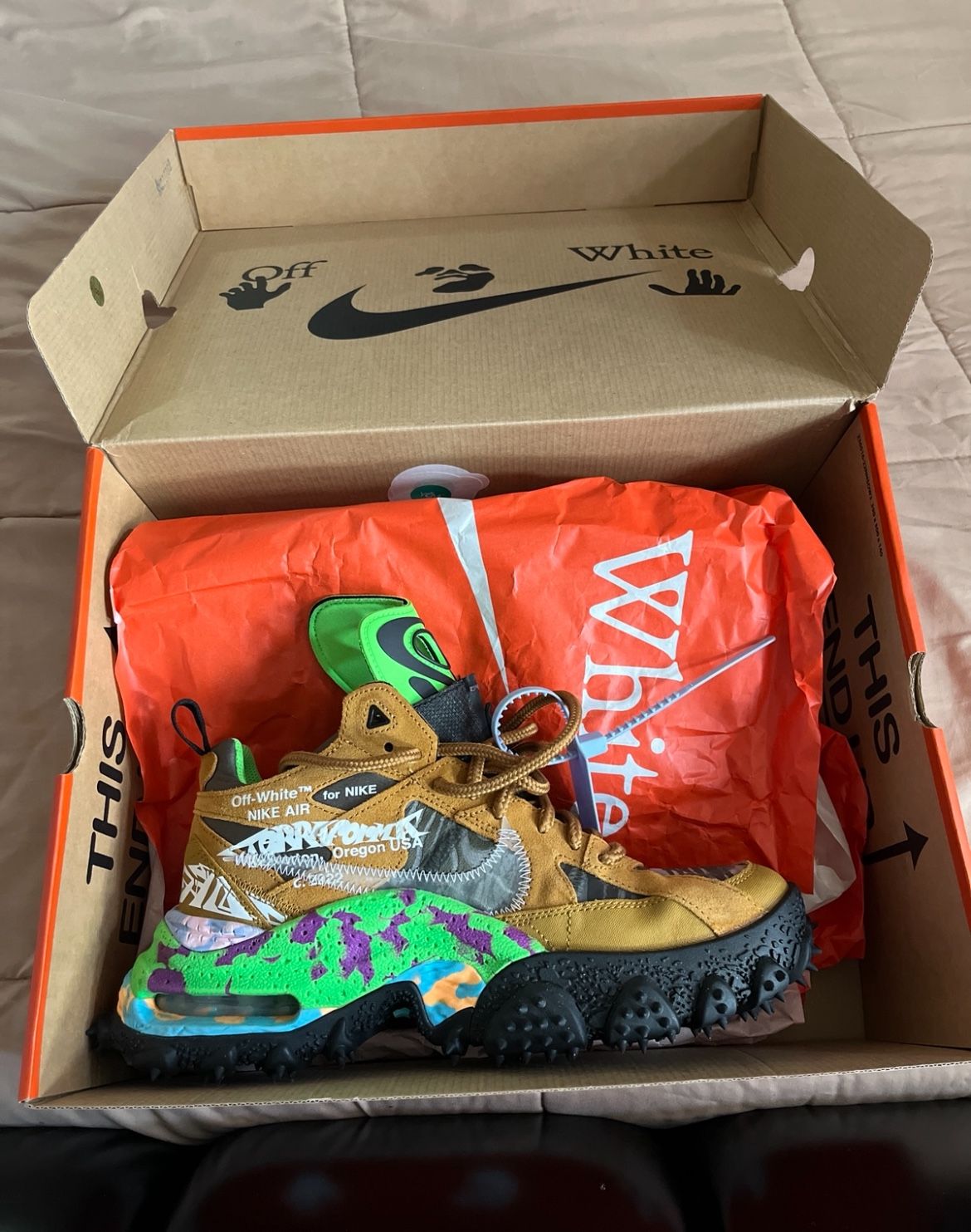 nike air terra forma x off-white