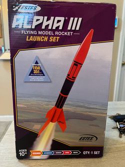 Estes Alpha III Flying Model Rocket Launch Set