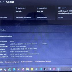HP 15-EF 8GB RAM AMD Ryzen