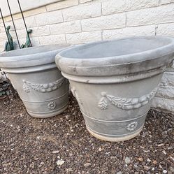 34 inch LARGE Resin Lightweight Planters