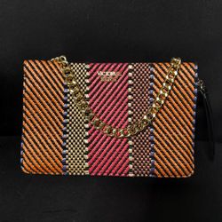 Victoria Secret Small Color Straw Handbag 