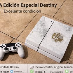 🎮 PS4 Edición Especial Destiny – Excelente condición