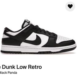 Nike Dunk Low Panda Og Mens Size 8