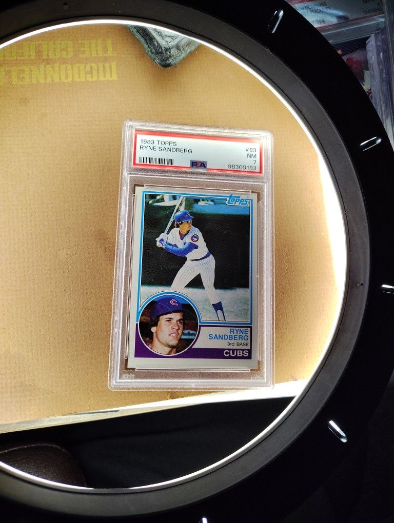 1983 Topps Baseball Card Ryan Sandberg