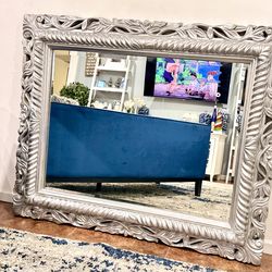 Huge beveled  wall mirror