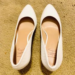 I.N.C white high heels