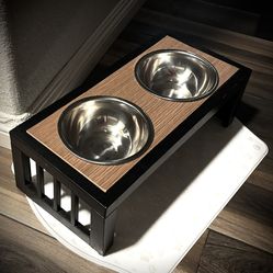 Stainless Steel Pet Bowls with Stands