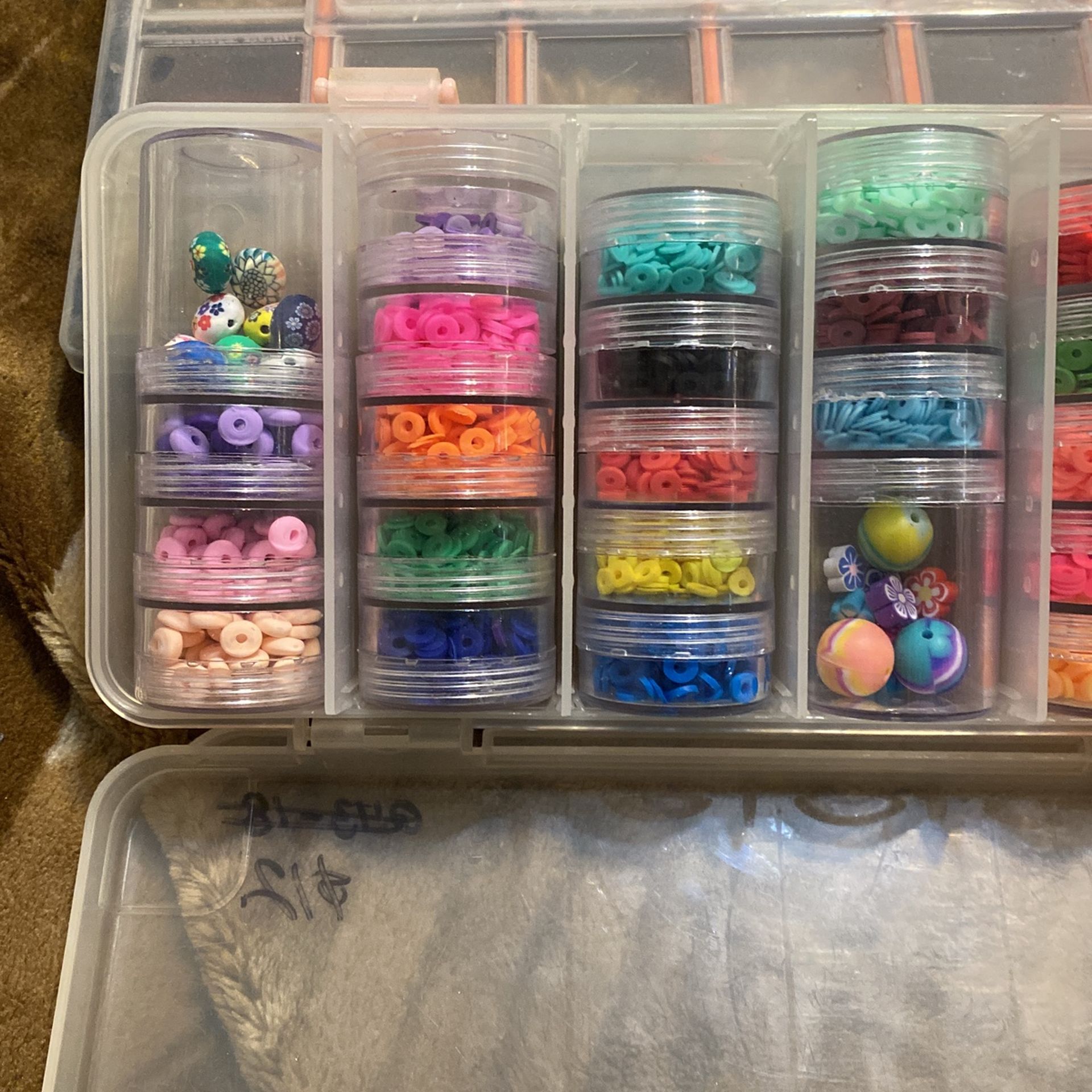 Polymer clay beads