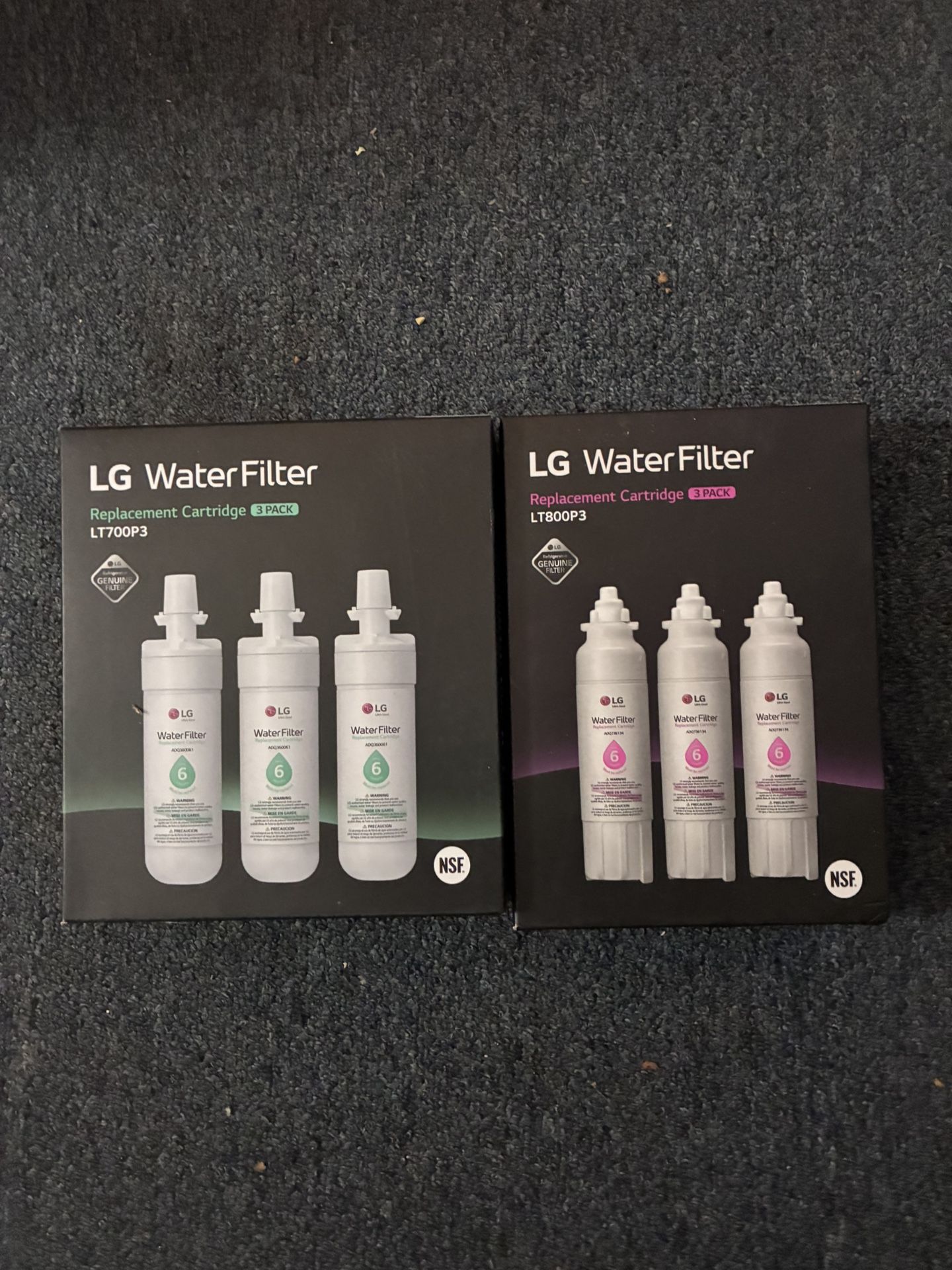 3 Pack Of Lg Water Filters 