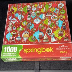 Springbok Christmas Puzzle. SEALED