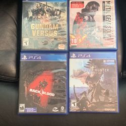 Lot Of (4) PS4 Games