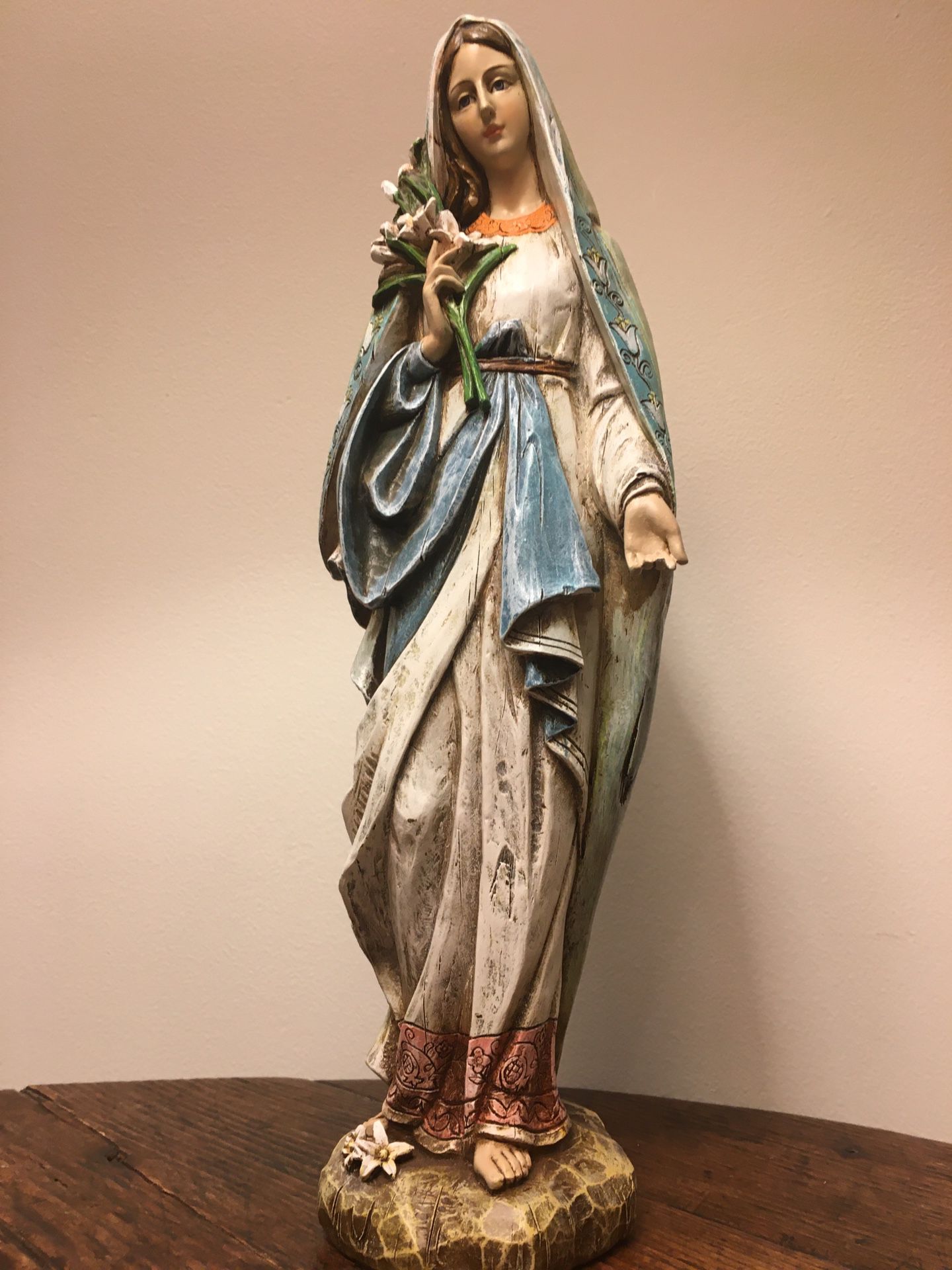 Mother Mary 12” Decorative Statue