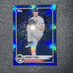 2025 Topps All-Star Game Gerrit Cole Blue Foil #/150 New York Yankees