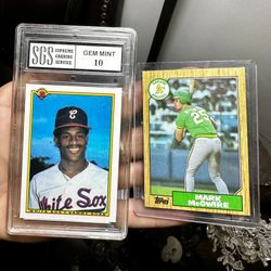 Nice 👍!! Sami Sosa And Mark Mcguire Baseball Cards!