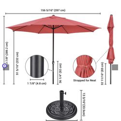 Large Crank Umbrella Will Provide The Base. 
