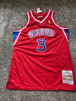 Red Allen Iverson 76ers jersey
