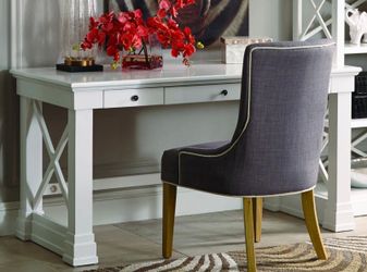 Brand New Antique White Desk