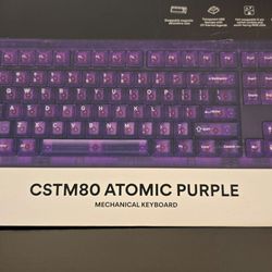 Drop CSTM80 Atomic Purple keyboard