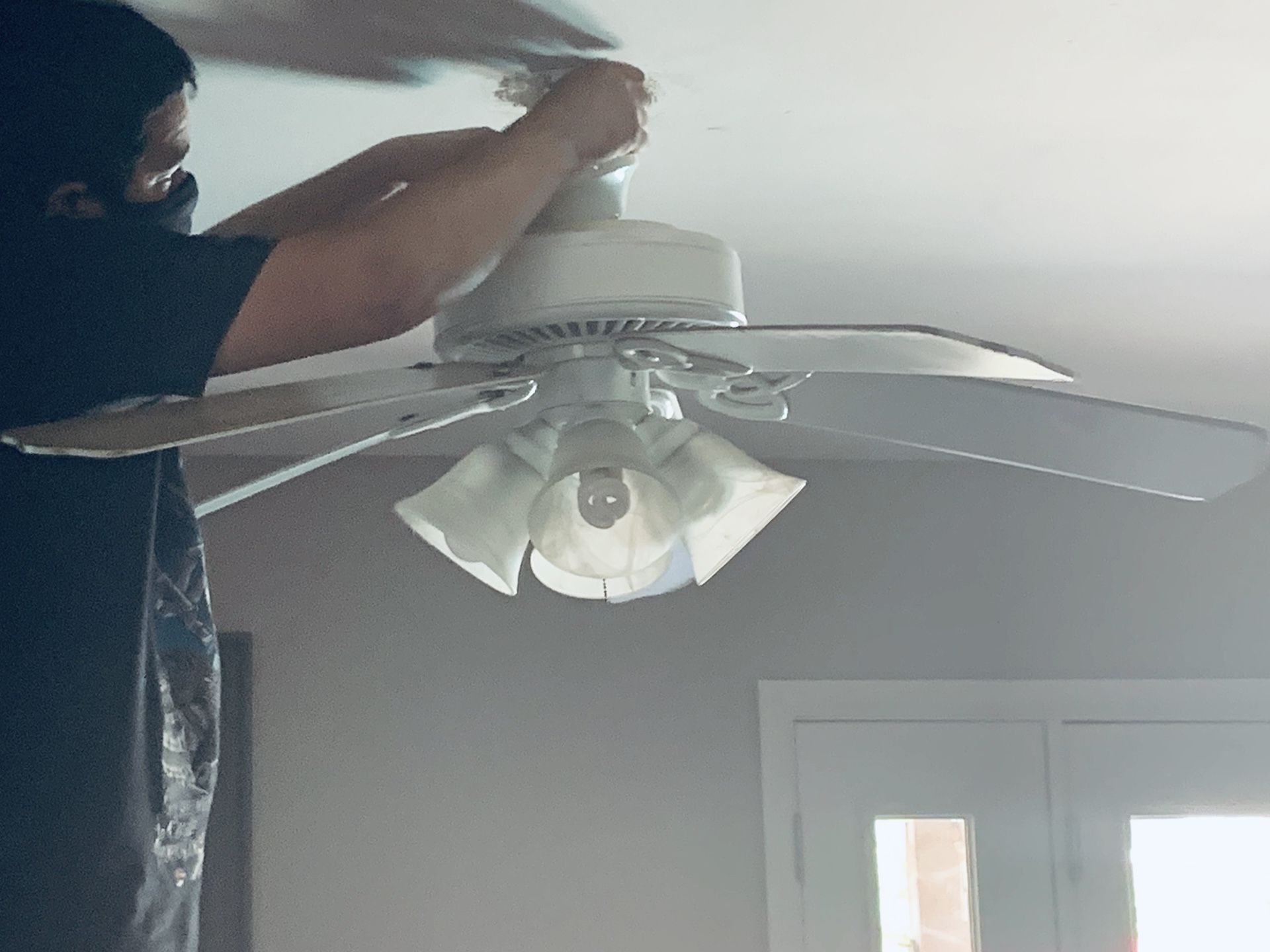 2 White Fans- 52 inch blades