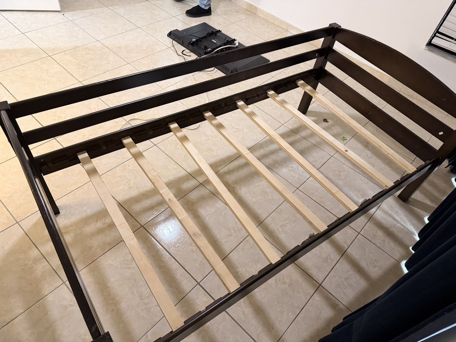 Free Computer Desk, Chair, And twin Bed Frame