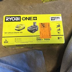 18 V Starter Kit Ryobi For