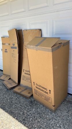 Wardrobe size Moving boxes